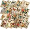 60PCS 10" x 10" Vintage Butterfly Quilt Fabric Squares – Floral & Butterfly Patchwork Precut Bundle for Sewing, DIY Crafts & Summer Projects